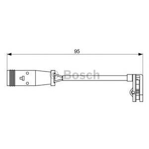 датчик, износване на накладки BOSCH 1 987 473 036