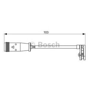 датчик, износване на накладки BOSCH 1 987 473 037