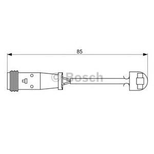 датчик, износване на накладки BOSCH 1 987 473 038