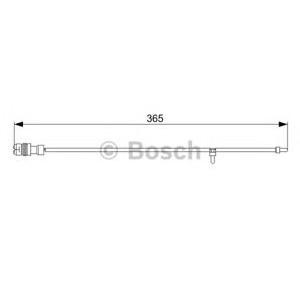 датчик, износване на накладки BOSCH 1 987 473 040