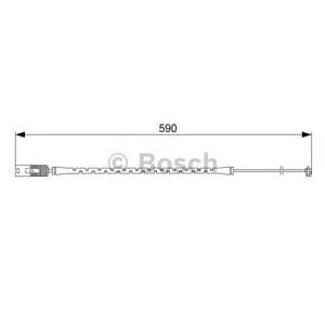 датчик, износване на накладки BOSCH 1 987 473 042 