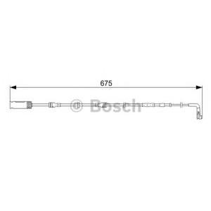 датчик, износване на накладки BOSCH 1 987 473 051