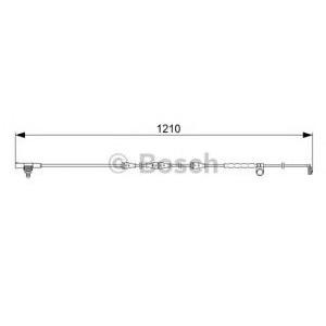 датчик, износване на накладки BOSCH 1 987 473 054