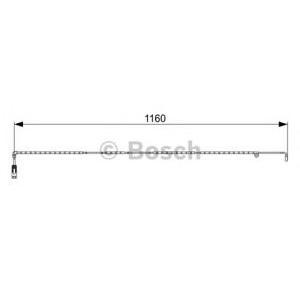 датчик, износване на накладки BOSCH 1 987 473 055 