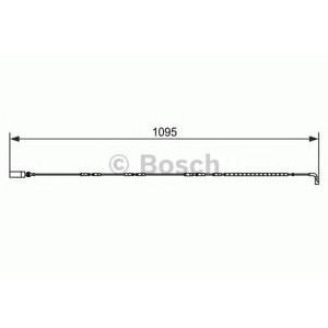 датчик, износване на накладки BOSCH 1 987 473 069 