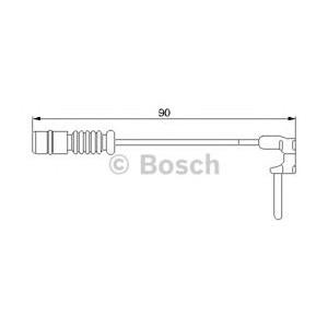 датчик, износване на накладки BOSCH 1 987 474 901