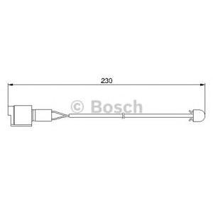 датчик, износване на накладки BOSCH 1 987 474 910 