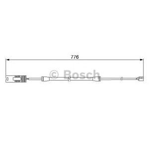 датчик, износване на накладки BOSCH 1 987 474 925 