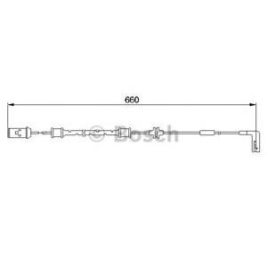 датчик, износване на накладки BOSCH 1 987 474 936 