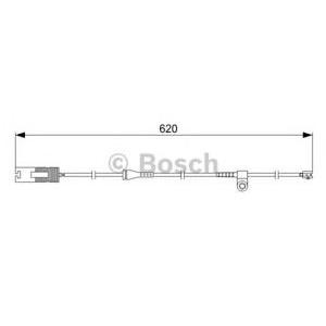 датчик, износване на накладки BOSCH 1 987 474 955 