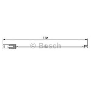 датчик, износване на накладки BOSCH 1 987 474 956 