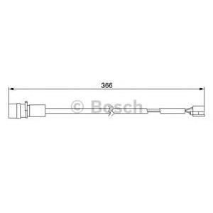 датчик, износване на накладки BOSCH 1 987 474 986 