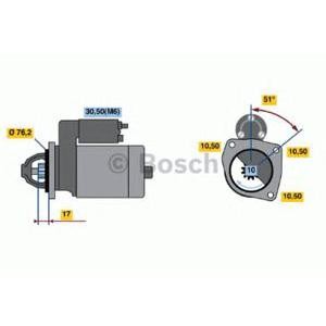 стартер BOSCH 0 001 108 155 