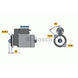 стартер BOSCH 0 001 124 013 