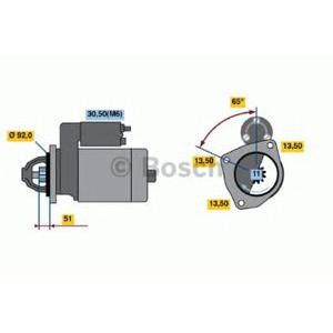 стартер BOSCH 0 001 371 006 