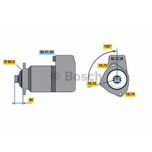 стартер BOSCH 0 001 417 042 