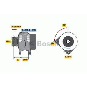 алтернатор BOSCH 0 123 520 014 