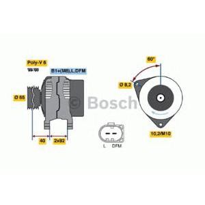 алтернатор BOSCH 0 124 515 040 