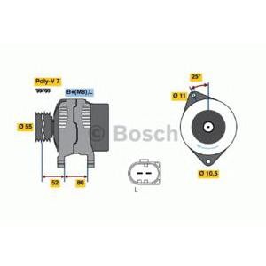 алтернатор BOSCH 0 124 525 130