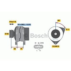 алтернатор BOSCH 0 124 555 005