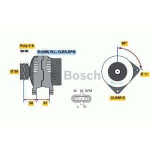 алтернатор BOSCH 0 124 555 006 