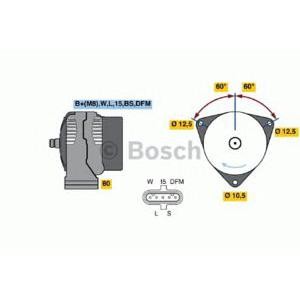 алтернатор BOSCH 0 124 555 041