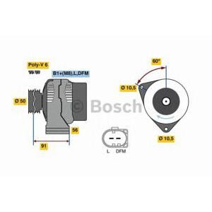 алтернатор BOSCH 0 124 625 032 