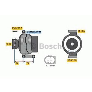 алтернатор BOSCH 0 125 711 049 