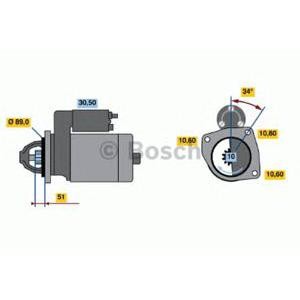 стартер BOSCH 0 986 011 380 