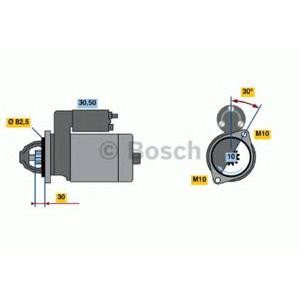 стартер BOSCH 0 986 013 390 