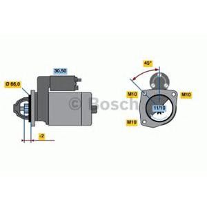 стартер BOSCH 0 986 013 240 