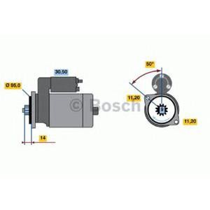 стартер BOSCH 0 986 016 031