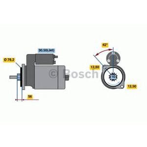стартер BOSCH 0 986 016 300 