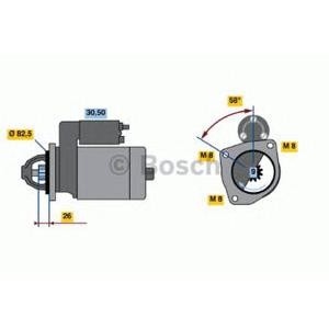 стартер BOSCH 0 986 017 020 
