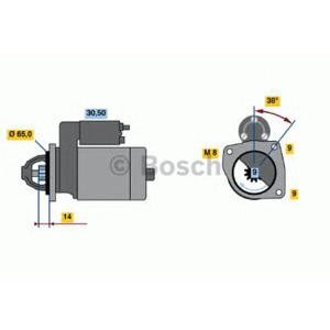 стартер BOSCH 0 986 017 030 