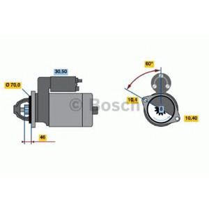 стартер BOSCH 0 986 017 541 