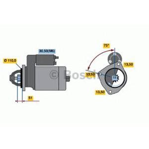 стартер BOSCH 0 986 018 780 