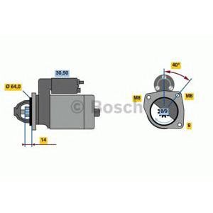 стартер BOSCH 0 986 019 301 