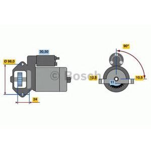 стартер BOSCH 0 986 023 610