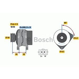 алтернатор BOSCH 0 986 038 380 