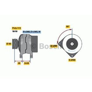 алтернатор BOSCH 0 986 038 610
