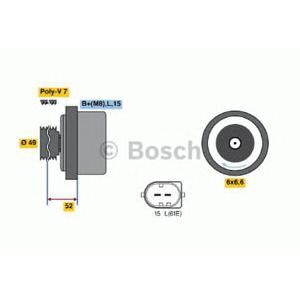 алтернатор BOSCH 0 986 041 750 