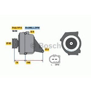 алтернатор BOSCH 0 986 041 760