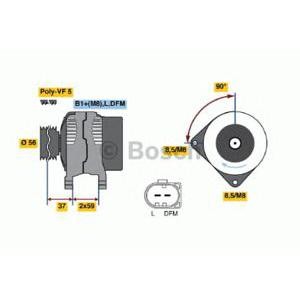 алтернатор BOSCH 0 986 041 870 