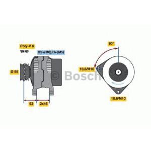 алтернатор BOSCH 0 124 615 002 