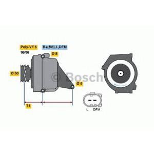 алтернатор BOSCH 0 122 0AA 2A0