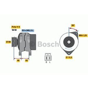 алтернатор BOSCH 0 124 325 008 