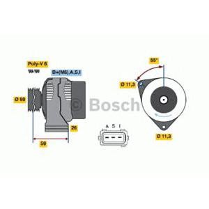 алтернатор BOSCH 0 986 044 691