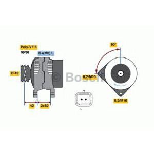 алтернатор BOSCH 0 986 045 241