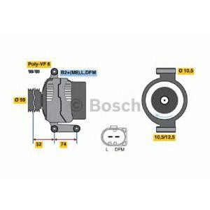 алтернатор BOSCH 0 986 047 910 